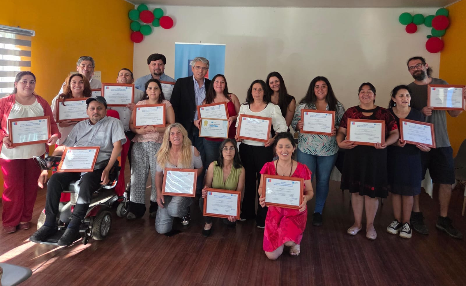 Cierre de la escuela de formación MIPES en Aysén, fotografía 1